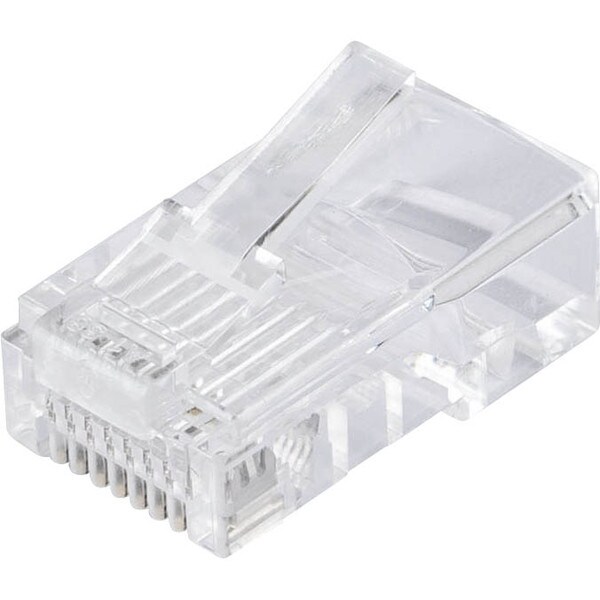 Main product image for RJ45 Cat 5e Plug for Solid 3 Prong - 50 Pack 57065